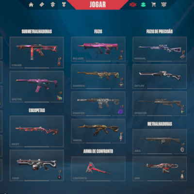 CONTA VALORANT, VANDAL PRIMORDIUM, GOLD 2