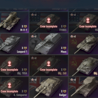 Conta servidor NA Black Rock, Obj 279, 260, 8 tier 11s 61k bonds 525k exp