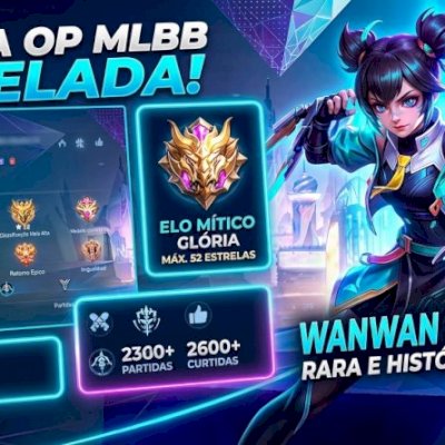 Conta MLBB | Hanabi Collector + Karina KOF + Wamwam M-Word + 3 Luckybox