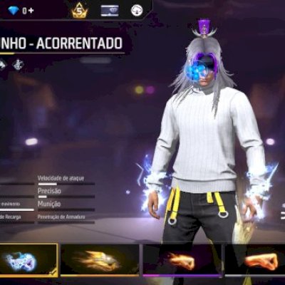 🎮 CONTA FREE FIRE RARA – ANGELICAL + ITENS DESEJADOS 🔥