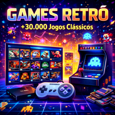 🎮 GAMES RETRÔ – +30.000 JOGOS CLÁSSICOS 🕹️