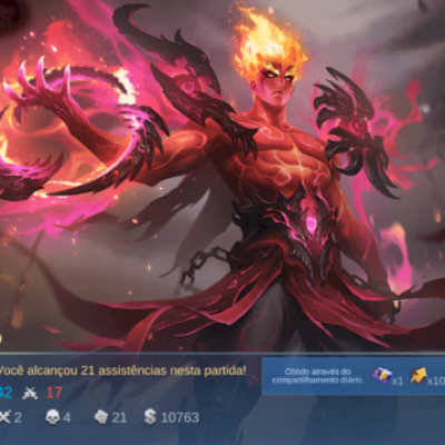 Conta com Skins caras