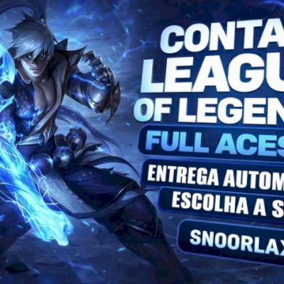 CONTAS LEAGUE OF LEGENDS FULL ACESSO