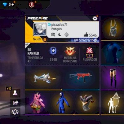 Conta FF rara e Antiga