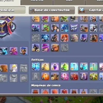 Conta Supercell, composta por clash royale, of clans, brawl stars e outros