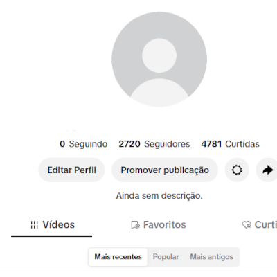CONTA TIK TOK 2,7K SEG E 4,7K DE CURT (SHOP ATIVO) (VITRINE DAQUI A 30 DIAS)