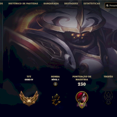 Conta lol Gold 4 38 skins (1 ultimate, 1 Mitica e 8 lendarias com chroma)