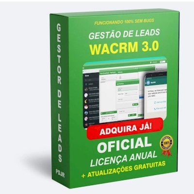 Gestão De Leads - Wacrm (Lançamento), Seje O Primeiro A Usar