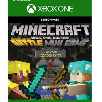 PROMOÇÃO! Minecraft: Battle Map Pack Season Pass Xbox One(25 dígitos)