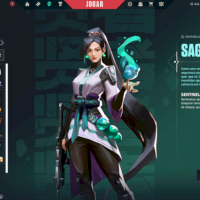 Conta de valorant com 14 skins (uma delas com finalizador e uma faca)