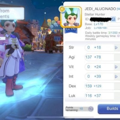 No Eternal love, Stelar Hunter lvl  170 com equips tops !
