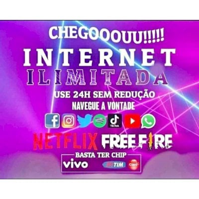 Internet Ilimitada 30 dias ( Ultra Velocidade) Tim e Vivo