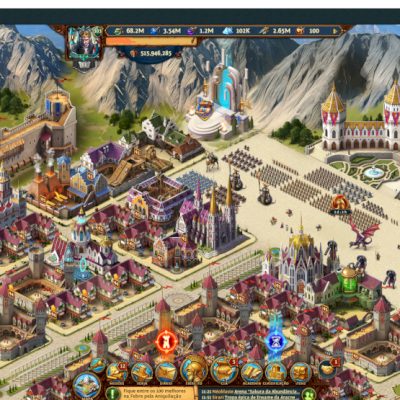 Vendo conta total battle 600M de poder g9, M9