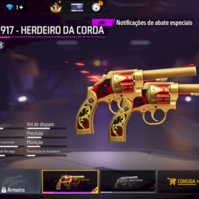 CONTA DE FREE FIRE GEMADA