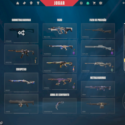 Conta com diversaas skins, full acesso