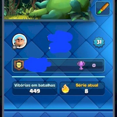 Conta de clash royale arena 16