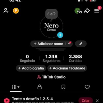 TIKTOK - 1K COM SEGUIDORES E VIEWS 100% REAIS! LIVE E LINK NA BIO LIBERADO!