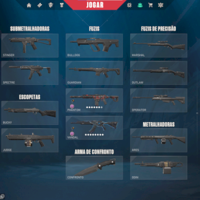 Conta Valorant Phantom Recon e Vandal RGX(No precinho)