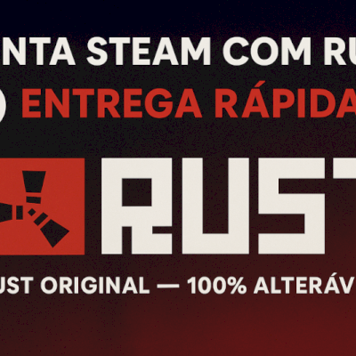 🎮 Conta Steam com Rust — Entrega rápida • 100% alterável