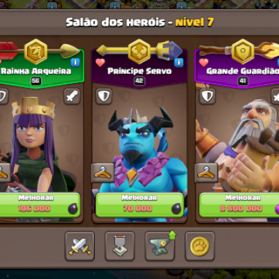 Vendo conta clash of clans