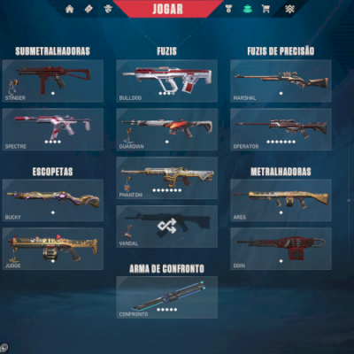 Conta Valorant Ascendente com muitas skins
