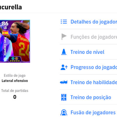 Contas efootball com Cucurella 106