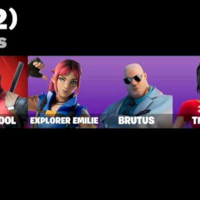 CONTAS FORTNITE COM 7 SKINS, INCLUINDO: DEADPOOL/AGENT PEELY/BRUTUS/TNTINA