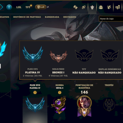 Bronze 1 com 80 Champs e 14 Skins