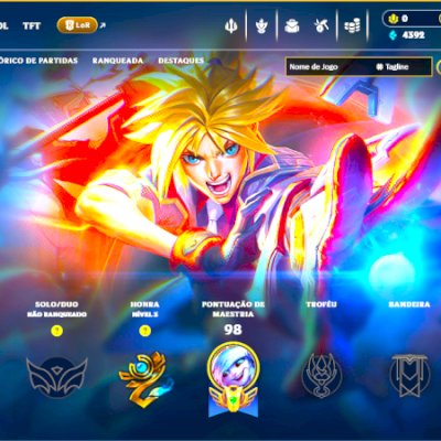 Conta Barata Com Skin Da Riven Coelhinha + Ezreal Lendária ( BARATO )