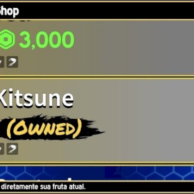 Conta com 30M + DRAGON perm fruitas miticas perm:pás:kitsune:budha:Rumble  e gas