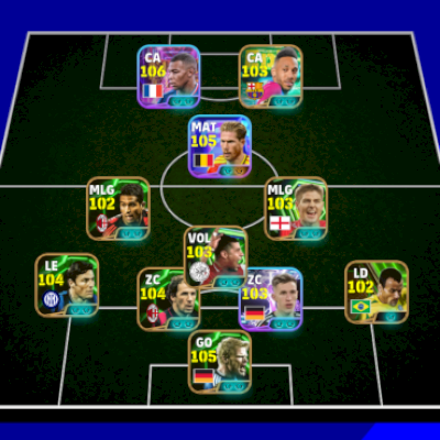 🔥 CONTA eFOOTBALL END-GAME 3213 FORÇA | MBAPPÉ 106, KAHN 105, KDB 105