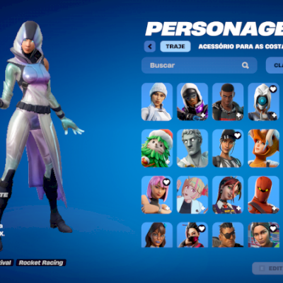 CONTA FORTNITE COM TRAVIS, GLOW E SALVE O MUNDO - 192 SKINS E MUITO MAIS