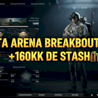 Arena Breakout Infinite - Conta 160kk+ de stash