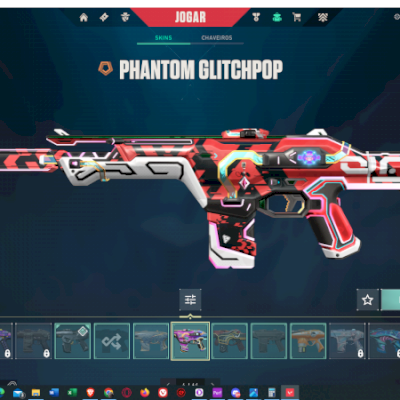 Conta valorant 25+ skins (pegou imortal)