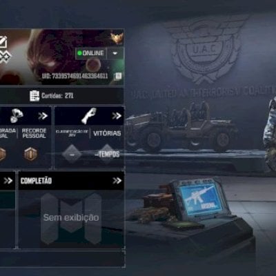 COD Call of duty conta nível 59 com ranking Elite I