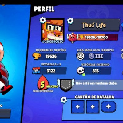 CONTA CLASH ROYALE (+5 ANOS) + BRAWL STARS