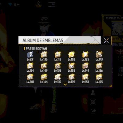 Conta de free fire MT boa !