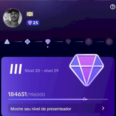 CONTA TIKTOK LVL 25 (FALTAM SÓ 11.349 P/ LVL 26) – STATUS MÁXIMO