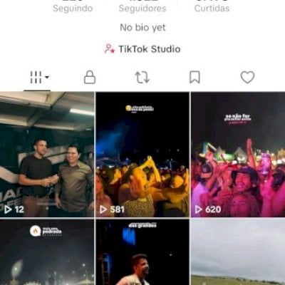 Vendo conta engajada com vídeos viralizados