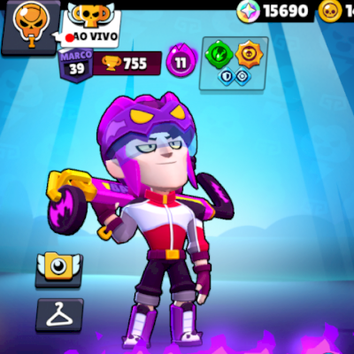 Conta de brawl stars e clash royale bem upadas