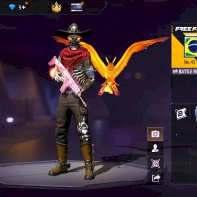 CONTA DE FREE FIRE ANTIGA