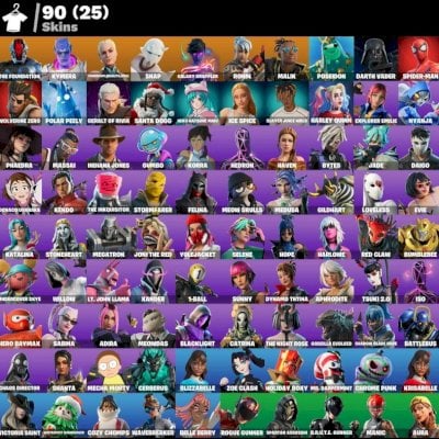 Conta Fortnite >> 90 Skins, Nivel: 864, Uraraka, Miku e+ Entrega Automatica!