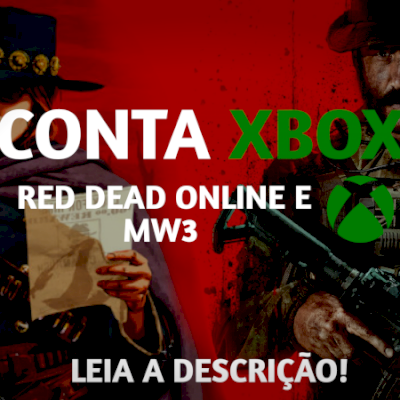 Conta Xbox de Call Of Duty Mw3 e Red Dead Online