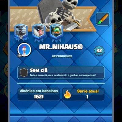 Clash royale nv32 9Anos de jogo