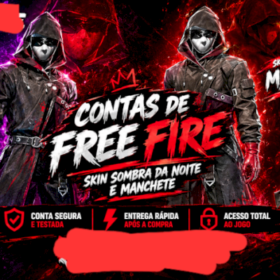 CONTA COM SKIN SOMBRA DA NOITE E MANCHETE (SEU EMAIL)
