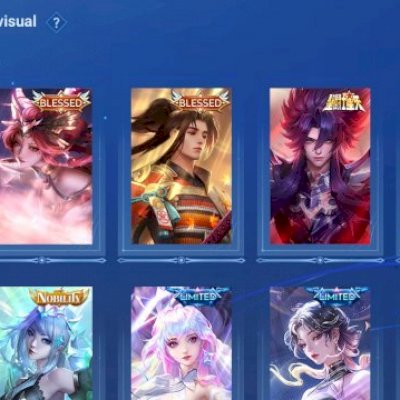 CONTA HOK, NOBREZA 8, SKINS BLESSEDS E LIMITEDS, LOTADA DE SKINS