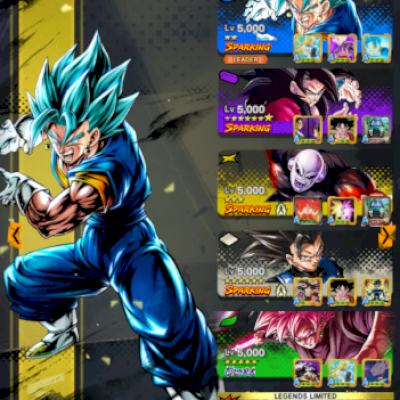 CONTA DO DRAGON BALL LEGENDS