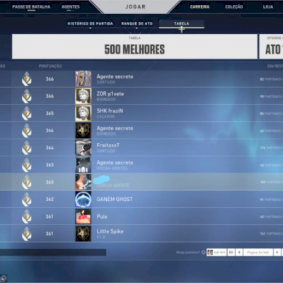 Elo job do valorant ate o imortal 3