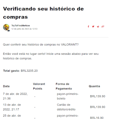 CONTA VALORANT COM MAIS DE R$ 3.000,00 GASTOS E MAIS DE 100 SKINS NO LOL