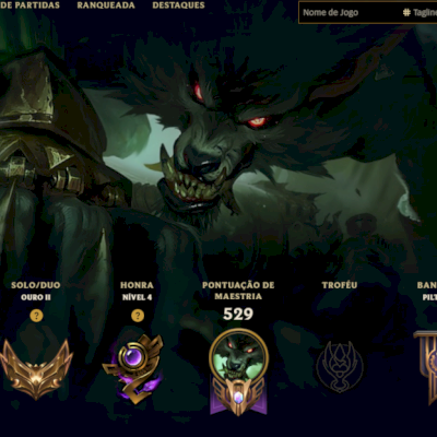 vendo conta league of legends.